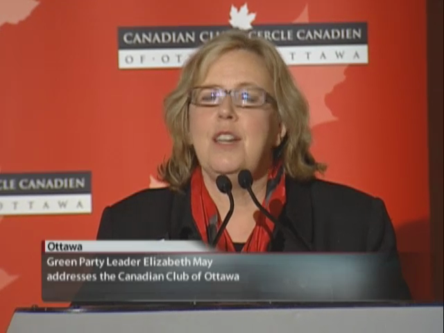 Podium : Elizabeth May