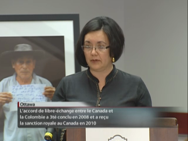 Public Record : Trade and its Impact on Human Rights - Canada-Colombia Free Trade Agreement