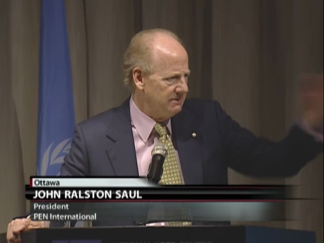 Podium : John Ralston Saul
