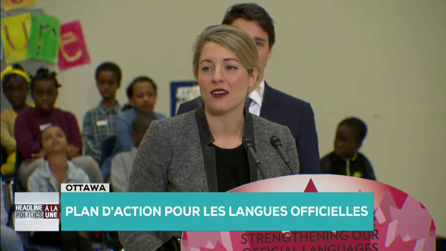 À la une : La ministre du Patrimoine dévoile le plan d’action pour les langues officielles
