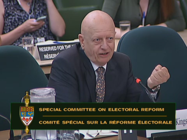 In Committee from the House of Commons : Special Committee on Electoral Reform - July 7, 2016 - Part 2
