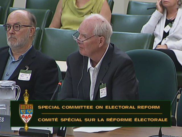 In Committee from the House of Commons : Special Committee on Electoral Reform - July 25, 2016