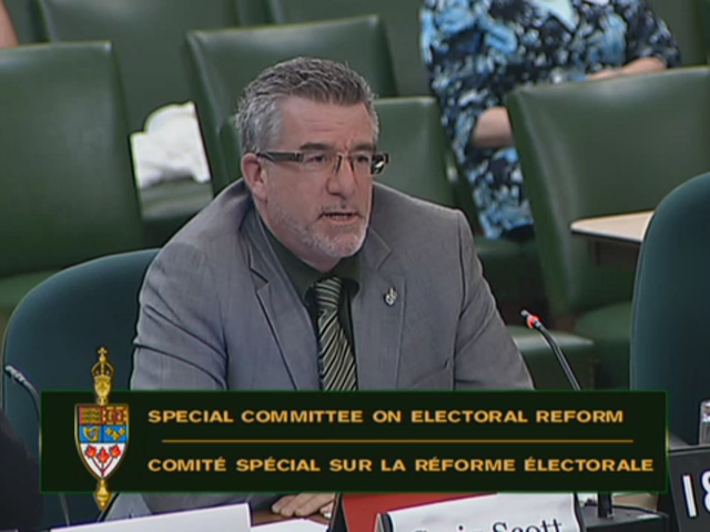 In Committee from the House of Commons : Special Committee on Electoral Reform – September 1, 2016