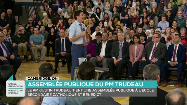 Headline Politics : Justin Trudeau Holds Town Hall in Cambridge, Ont.
