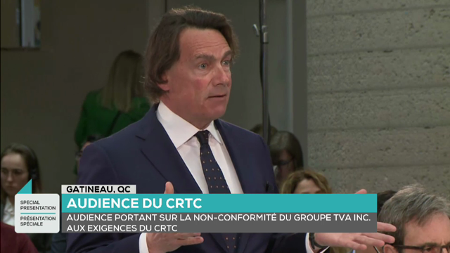 CRTC Hearings : Hearing on Withdrawal of TVA Sports From Bell TV – April 17, 2019