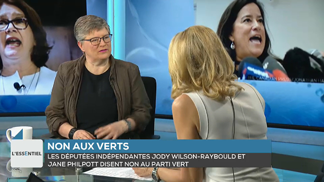 L'Essentiel : Going It Alone: Wilson-Raybould, Philpott to Run as Independents – May 27, 2019