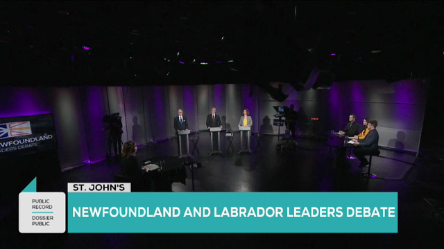 Public Record : Newfoundland and Labrador Party Leaders' Debate – May 1, 2019