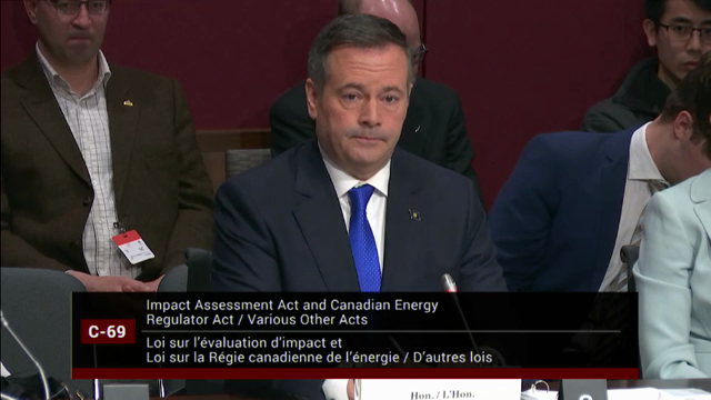 In Committee from the Senate of Canada : Jason Kenney Speaks Out Against Federal Environmental Reform Bill