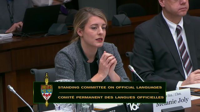 In Committee from the House of Commons : Official Languages - December 7, 2017