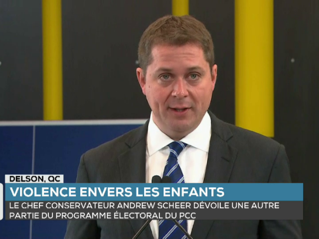 Headline Politics : Andrew Scheer Discusses Plan to Fight Child Abuse