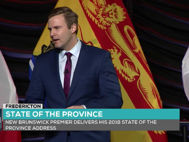 Podium : Discours du premier ministre Brian Gallant sur l’état de la province du N.-B.