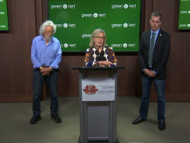Headline Politics : Trans Mountain: Elizabeth May and David Suzuki Raise Concerns