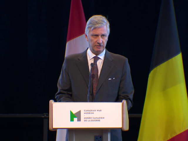 Headline Politics : King of Belgium Speaks at First World War Commemoration