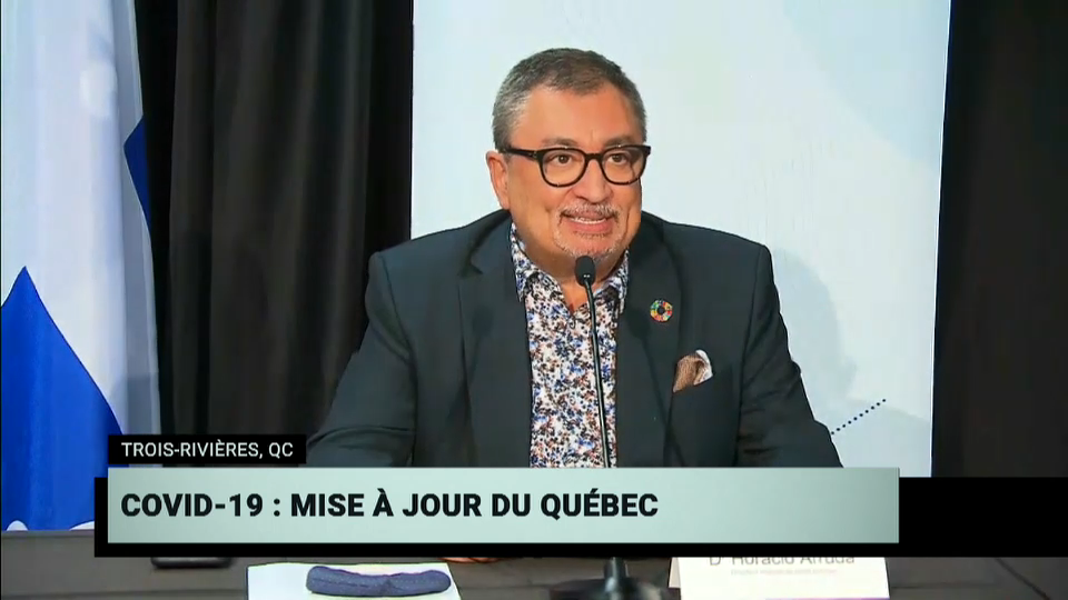 Quebec COVID-19 Update: Dr. Horacio Arruda in Trois-Rivières | COVID-19: Canada Responds | CPAC.ca