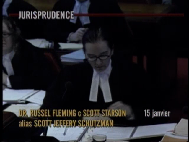 Supreme Court Hearings : Russel Fleming v. Scott Starson a.k.a. Scott Jeffery Schutzman (Part 1 of 3)