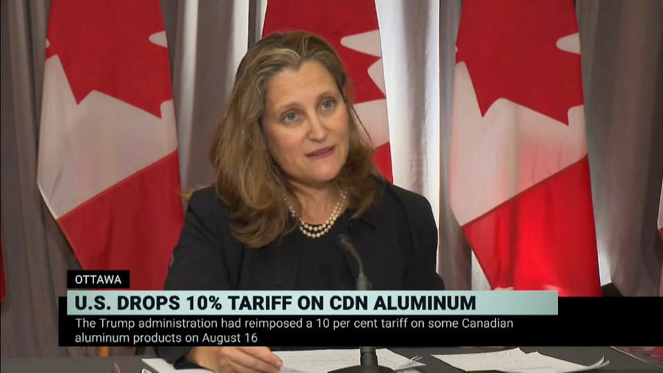 À la une : Le gouv. fédéral réagit à l’abandon, par les É.-U., des tarifs sur l’aluminium