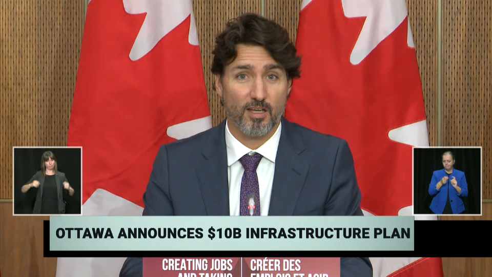 Headline Politics : PM Trudeau Announces $10B Infrastructure Plan – October 1, 2020