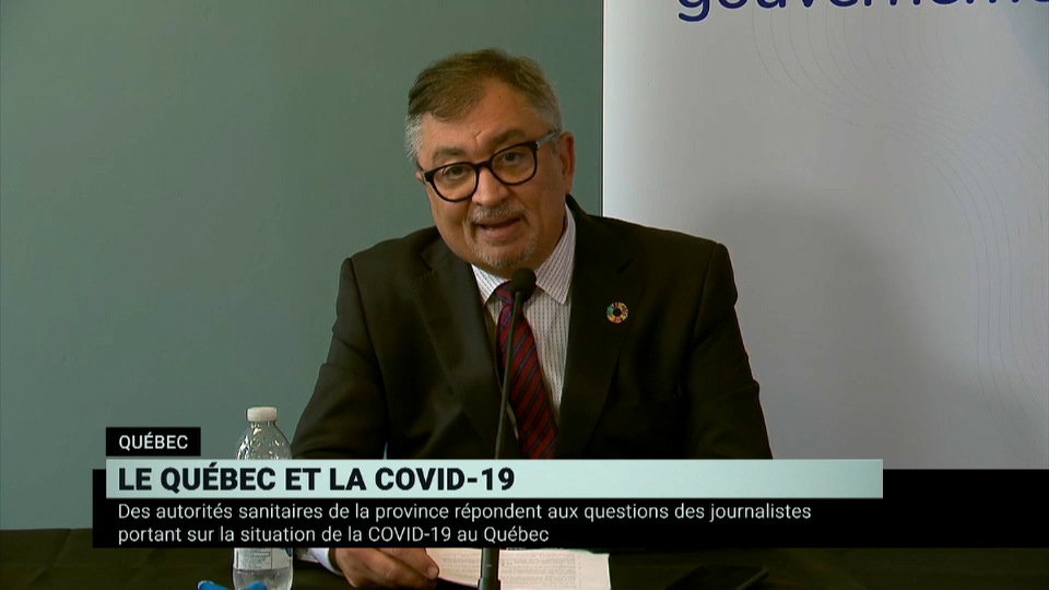 COVID-19: Canada Responds : Quebec COVID-19 Update: Dr. Horacio Arruda in Quebec City – June 29, 2020