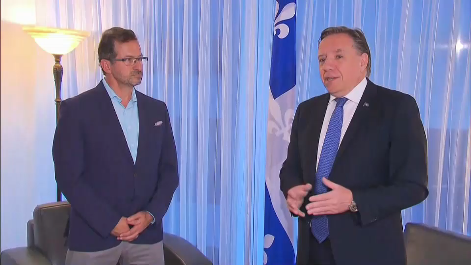 Quebec Premier François Legault and Yves-François Blanchet Meet in Montreal  | Headline Politics | CPAC.ca