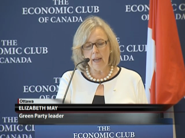 Podium : Elizabeth May