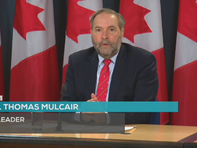 Headline Politics : Tom Mulcair on Softwood Lumber Duties