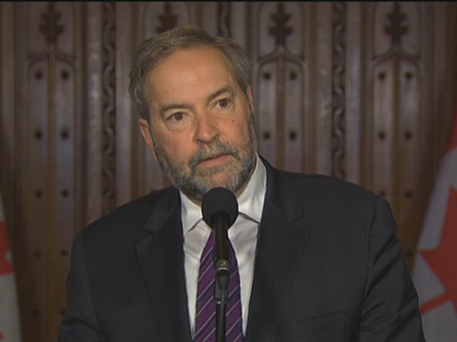 Headline Politics : News Conference – Tom Mulcair
