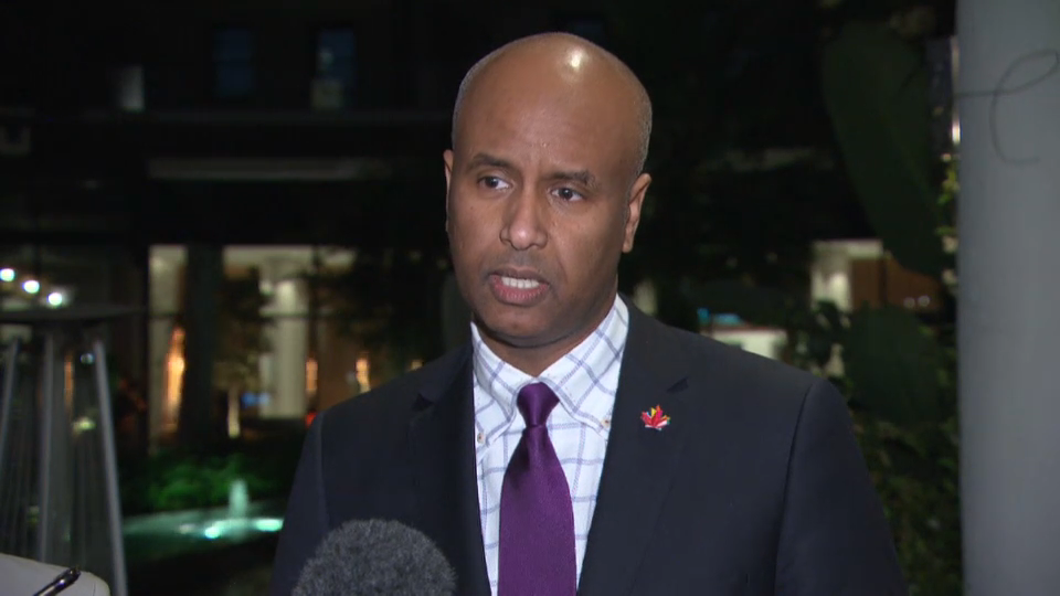 Headline Politics : Ahmed Hussen Speaks with Reporters Before African Union Summit