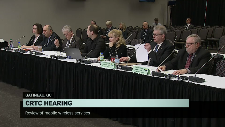 Audiences du CRTC : 27 février 2020 – Municipalités québécoises