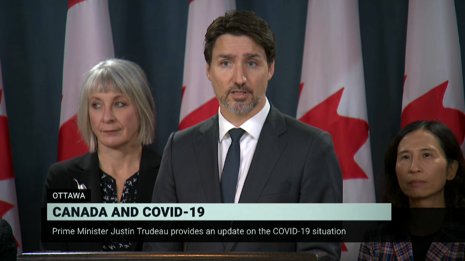 Headline Politics : PM Trudeau Announces $1-Billion COVID-19 Response Fund
