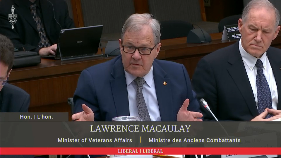 In Committee from the House of Commons : Minister MacAulay on Budget Estimates