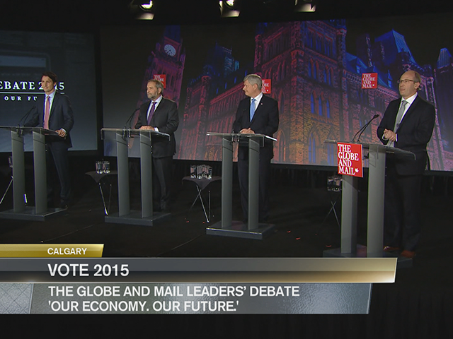 Vote 2015 Debates : Globe and Mail Leaders' Debate