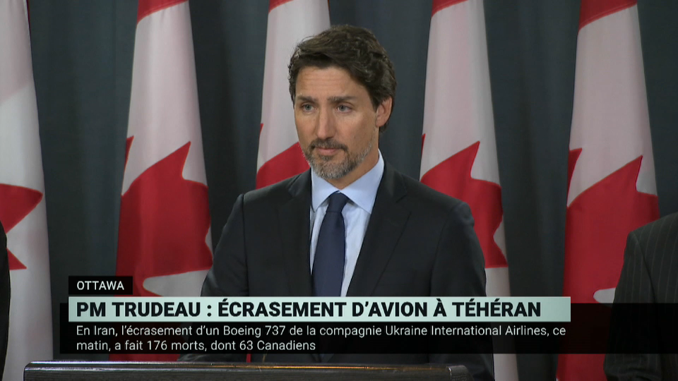 Headline Politics : PM Trudeau Comments on Plane Crash in Iran, U.S.-Iran Tensions – January 8, 2020