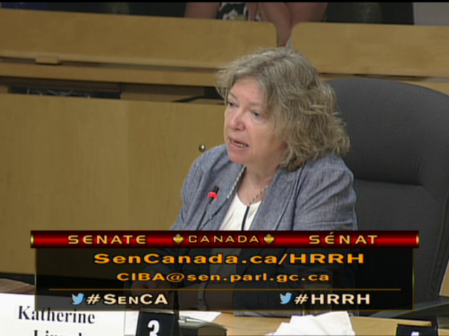 In Committee from the Senate of Canada : Canadian Human Rights Commission on Senate’s Harassment Policy