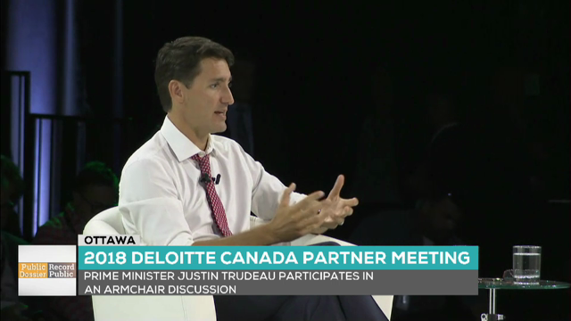 Public Record : Justin Trudeau Speaks at 2018 Deloitte Canada Partner Meeting