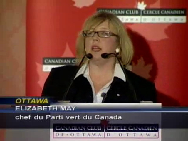 Podium : Elizabeth May