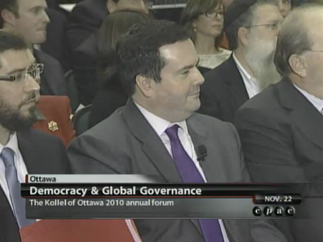Public Record : Democracy & Global Governance – Jason Kenney and U.S. Senator Joseph Lieberman