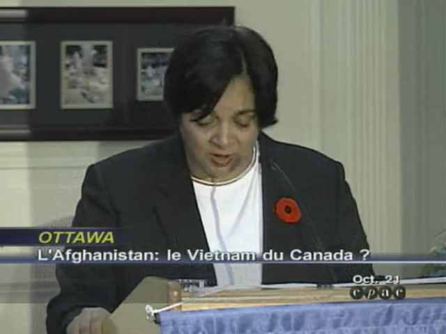 Podium : Reeta Chowdhari Tremblay