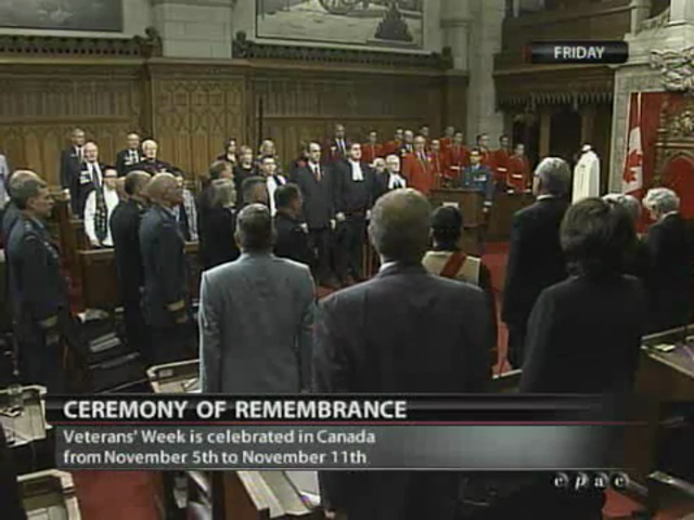 CPAC Special : Senate Remembrance Ceremony – November 4, 2011