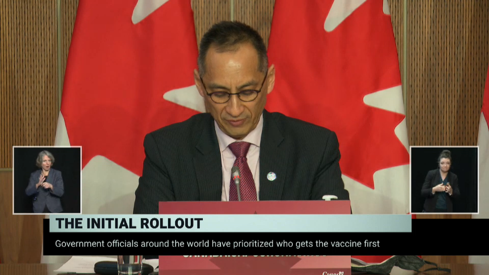 COVID-19: Canada Responds : Federal Update on COVID-19 Vaccine Distribution – December 16, 2020