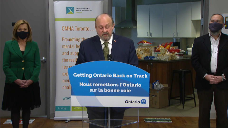 COVID-19: Canada Responds : Ont. Health Minister Announces Over $147M for Mental-Health Services