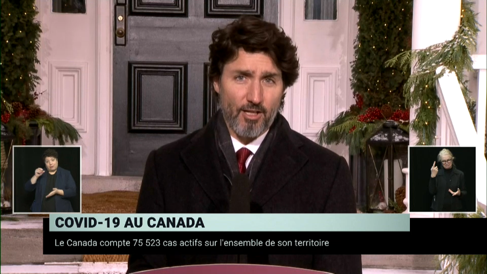 COVID-19: Canada Responds : PM Trudeau Provides Update on Federal Response to COVID-19 – December 23, 2020