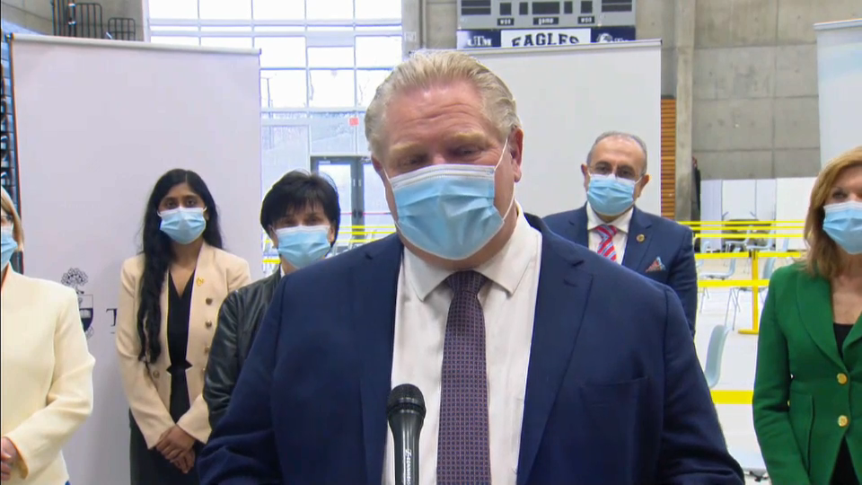 COVID-19: Canada Responds : COVID-19: Ontario Premier Doug Ford on Vaccine Rollout – March 1, 2021