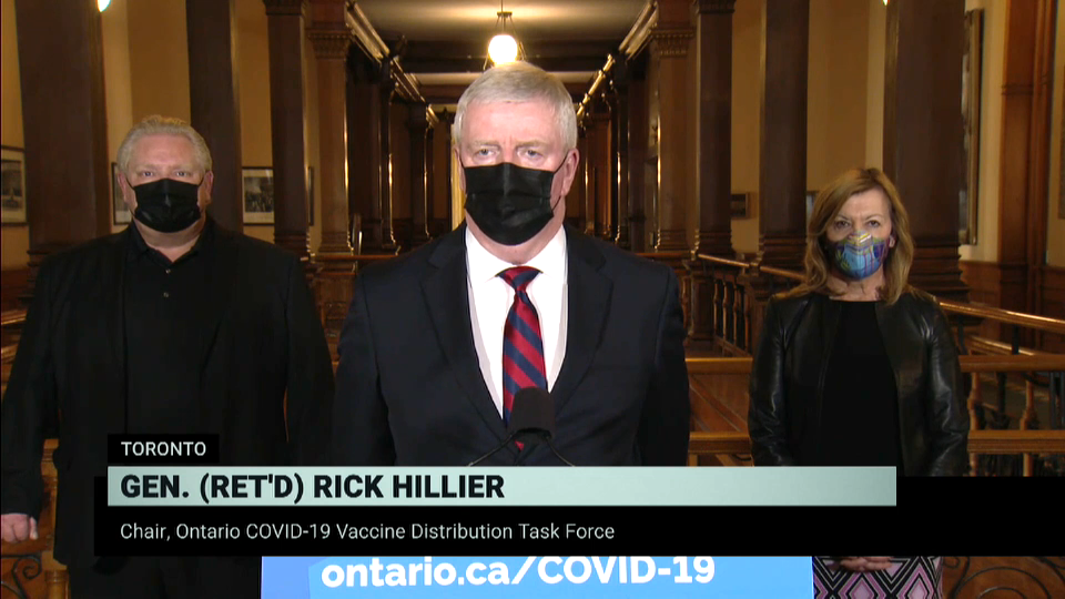 COVID-19: Canada Responds : COVID-19: Ontario Premier on Launch of Vaccine Booking Website – March 14, 2021