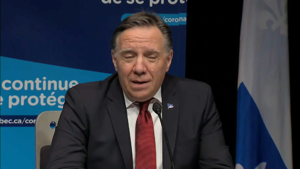 COVID-19 : La réponse du Canada : La COVID-19 au Québec : distribution des vaccins, hospitalisations et couvre-feu