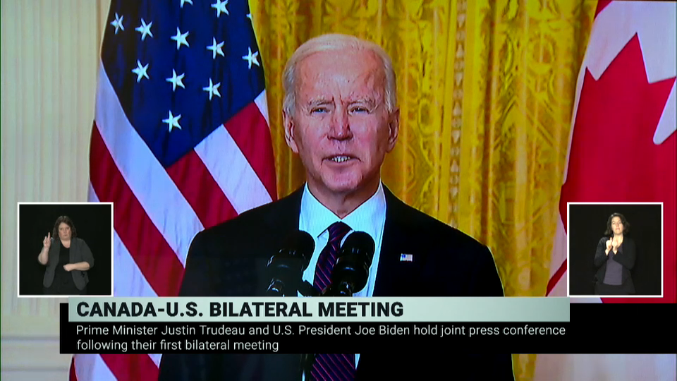 Headline Politics : PM Trudeau and U.S. President Joe Biden Deliver Joint Statement – Feb. 23, 2021