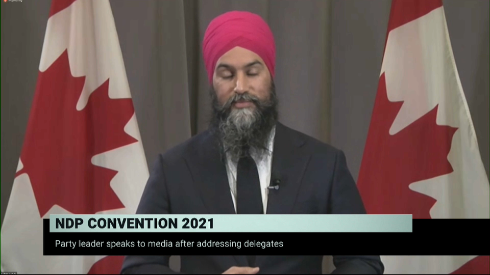 CPAC Special : 2021 NDP Convention – Jagmeet Singh Speaks with Reporters