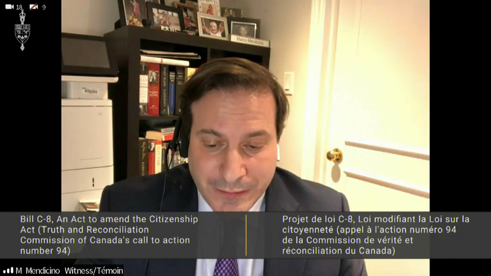 In Committee from the House of Commons : Citizenship Oath: Minister Marco Mendicino & Indigenous Leaders