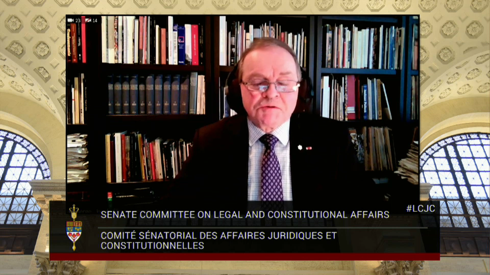 Les comités du Sénat : Loi sur l’AMM : un ex-sénateur et  la Commiss. can. des droits de la personne