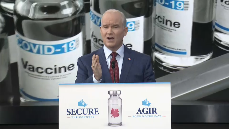 COVID-19: Canada Responds : Conservative Leader on Party's Vaccine Motion, Military Misconduct