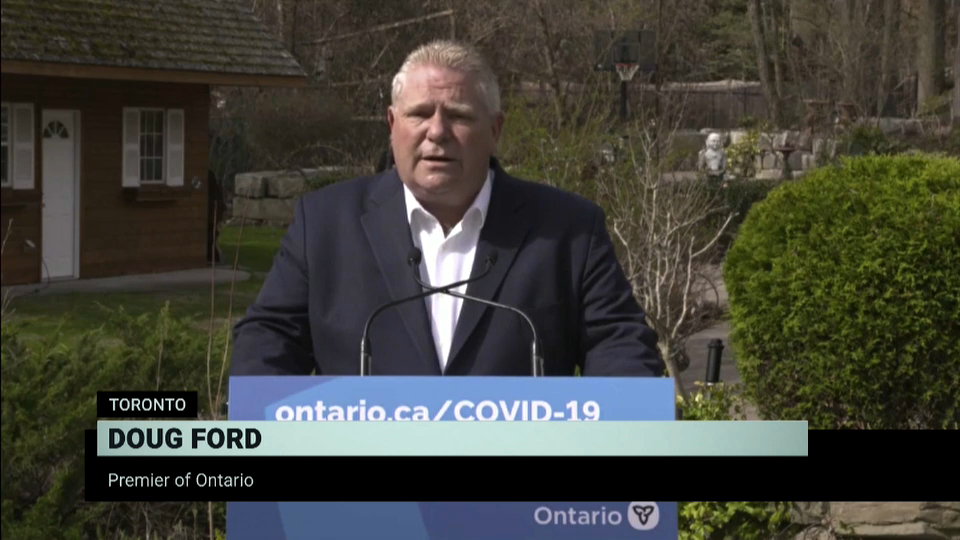 COVID-19: Canada Responds : Ontario Premier Doug Ford Apologizes for Controversial COVID-19 Measures